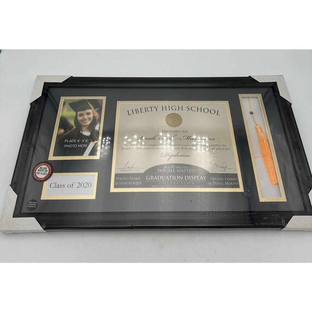 Class of 2020 2021 2022 Diploma Of Graduation frame Photo And Tassel